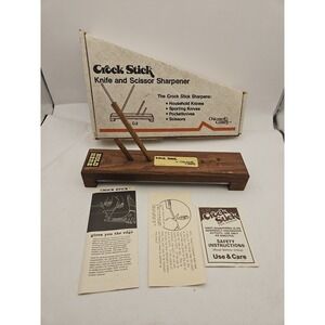 CS-G2 Chicago Cutlery CROCK STICK Knife & Scissor Sharpener - Wood/Ceramic Rods